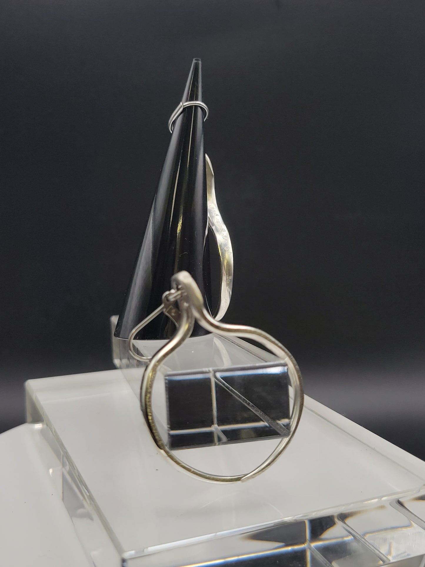 Circle twine earrings